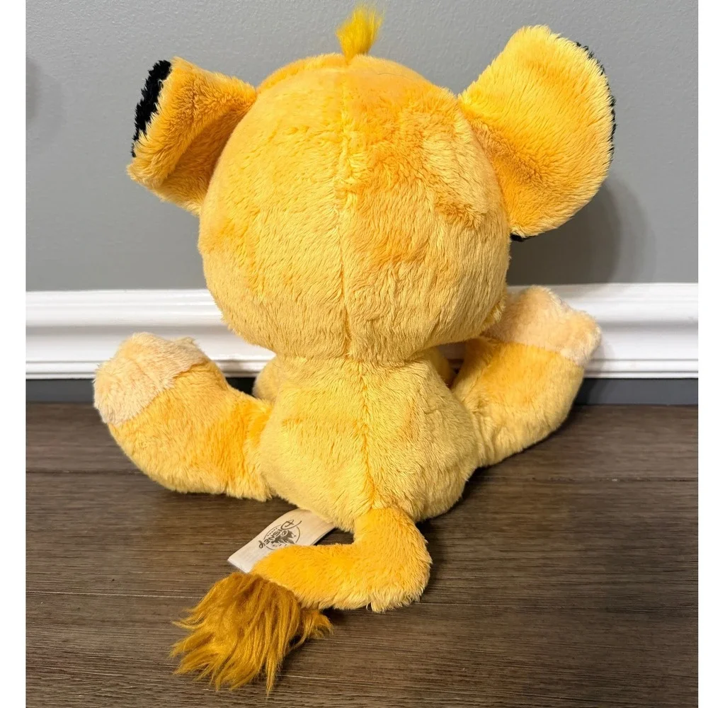 Disney Parks Simba Plush Big Feet Lion King  Stuffed Animal Soft Toy Cub
